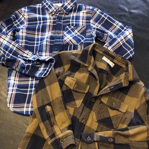 Boys flannel shirts
